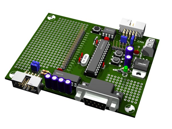 PIC18F2680 Testboard