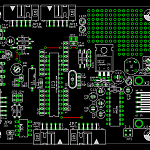 Bestückungsplan des ATMega168 Testboards